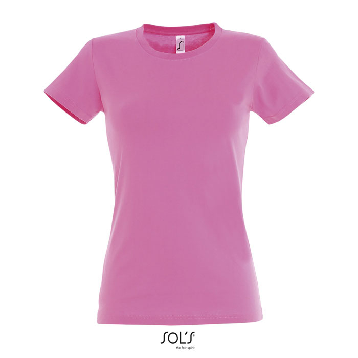 Tshirt femme publicitaire coton 190g - IMPERIAL rose orchidée